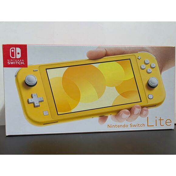 Nintendo Switch Lite Handheld System Console Yellow Japanese NEW - Picture 2 of 14